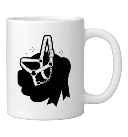 Halter Show Market Lamb Exhibitor Sheep County Fair Graphic Ceramic Mug, White
