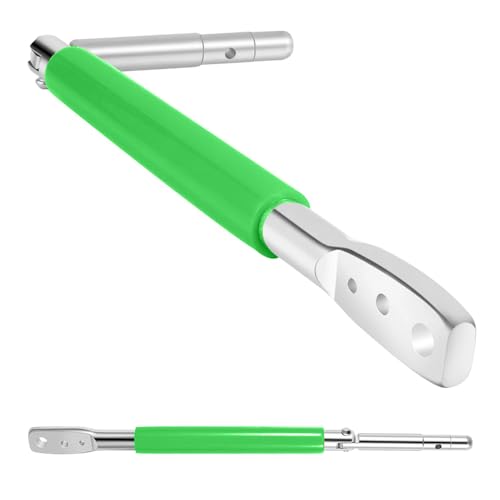 3 Hole Wire Twister Multi-Functional Bender High-tensile Wire Tool Twisting Tool Fencing Tool for Fixing Fence Wire and Wire Clip(Green) - color: Green