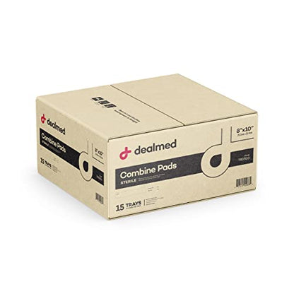 Dealmed Abdominal Combine Pads 8x10 in - Sterile Non Adherent - 360 Case - size: 8" x 10", style: Case Pack
