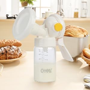 COMI Wide Neck Glass Breastmilk Collection n Storage Bottle, 4 Packs, 6oz with Screw Ring Sealing Disk; Re-markable Sealing Disc. BPA Free, Fits Breast Pumps & Nipples (4 Gray Lids) - style: 180ml 4GRAY