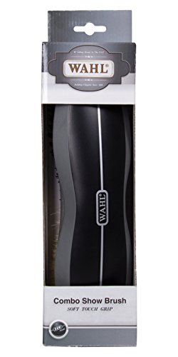 Wahl Equine Combo Body Brush, Horse Brushes, Equine Grooming Tools, Brushes for Ponies and Horses, Brush for Bodies, Gentle Bristle Brush, Stiff Bristles, Soft Bristle, Equine Care - style: Grooming Combi Show Brush