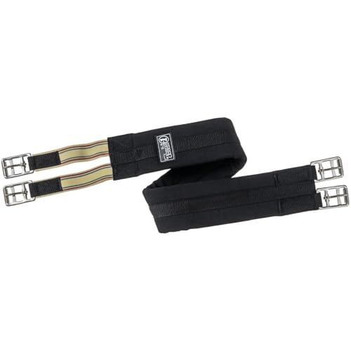 Tough 1 Padded Cotton English Girth - color: Black, size: 46-Inch