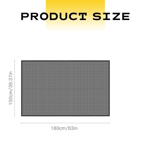 Magnetic Car Sunroof Sun Shade Breathable Mesh, UV Protection Auto Moonroof Screen Cover, Universal Quick Install Vehicle Window Mesh Bug Net Accessory for Camping, Parking (63.1×39.2 in) - size: 63.1*39.2 In