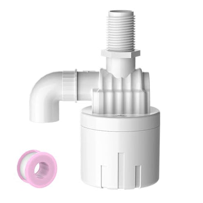 Water Float Valve 3/4 Inch Water Level Controller Built-In Water Tank Upgrade Float Valve for Livestock Tanks,Cistern,Toilet (1pcs 3/4" top inner) - size: 3/4" Top Inlet
