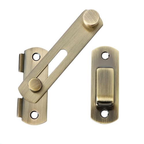 Alise 4 Inch Bronze SUS304 Stainless Steel Gate Latches for Barn Door - color: Bronze, size: 4 Inch