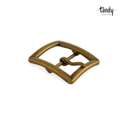 Tandy Leather Seaton Center Bar Buckle - Reliable Strap Buckle for Leather Belt Making Leather Craft Projects - Sturdy Metal Hardware for Belts, Guitar Straps, Bags - 1-1/2"