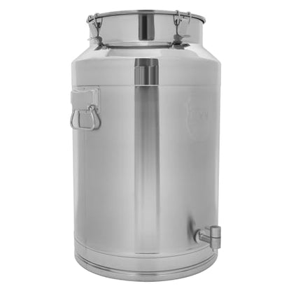 Milk Can with Spout, 20-Gallon Milk Jug Container with Sealed Lid - size: 2560 Ounces