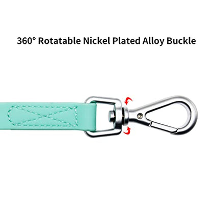 Waterproof Dog Training Leash 50FT 30FT 15FT 10FT 5FT Heavy Duty Recall Long Lead for Large Medium Small Dogs (5FT, Mint Green) - color: Mint Green, size: 5FT