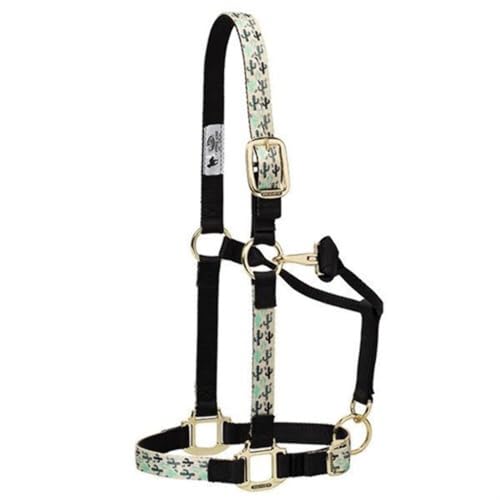Weaver Leather Adjustable Patterned Nylon Horse Halter, Trekking West, Large
