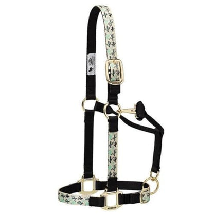 Weaver Leather Adjustable Patterned Nylon Horse Halter, Trekking West, Large