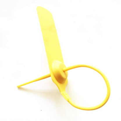 Pull-tite Plastc Security Seals Zip Ties Numbered,7.48",100pcs - color: Yellow, size: 100pcs