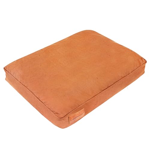 WHITEDUCK Dog Bed Cover (Brown) 36" L x 27" W x 4.3" th (L) - color: Brown - Only Cover, size: Large