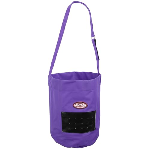 Showman Nylon Feed Bag - color: Purple
