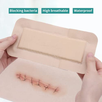 Dimora Silicone Foam Dressing with Border Adhesive 4"x8" - size: 4"x8"(5Packs)