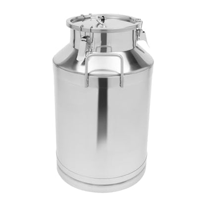 Stainless Steel Milk Can Wine Pail Bucket Milk Can Tote Jug Sealed (60L) - size: 60L