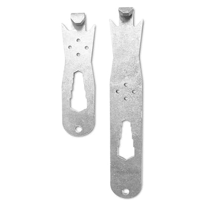 QMARK Fence Wire Twister Tool Set, Stainless Steel, 3.8 and 6.0 Inch, 2 Pcs | T-Post Clip Tool