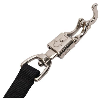 Schneiders Long Nylon Horse Trailer Tie - 32" to 40" Long & Adjustable Double-Ply Nylon for Barn, Trailer & Grooming Areas | Quick Release Panic Snap & Swivel Hardware