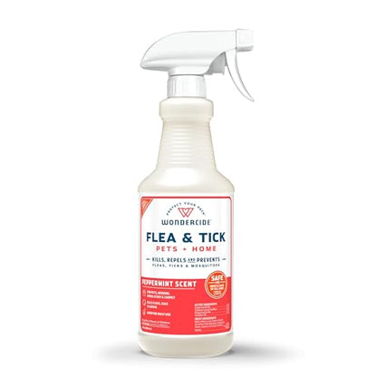 Wondercide - Flea Tick & Mosquito Spray for Pets & Home - Peppermint 16 oz - color: Peppermint, size: 16 OZ
