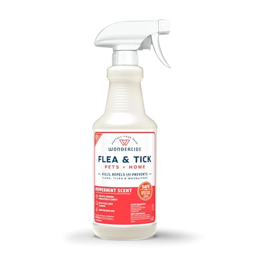 Wondercide - Flea Tick & Mosquito Spray for Pets & Home - Peppermint 16 oz - color: Peppermint, size: 16 OZ