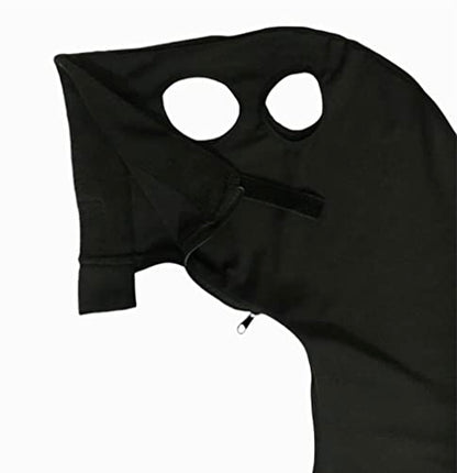 Majestic Ally Stretch Lycra Horse Hood with Zipper… - color: Purple, size: Large