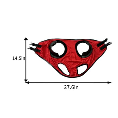 Adjustable Horse Fly Masks - Focus Aid for Racing & Training,Super Comfort Stretchy Equestrian Eye mask Large Eye Space with UV Protection Soft on Skin with Breathability (Black) - color: BLACK