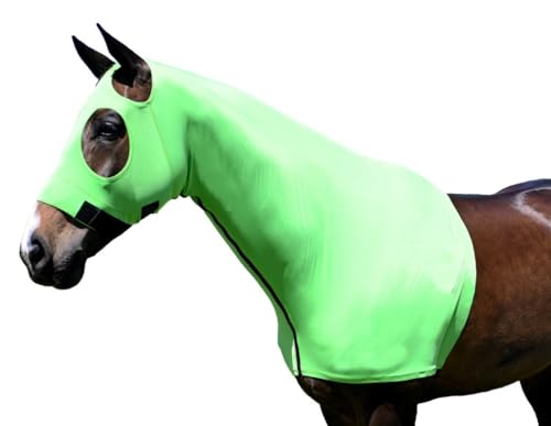 StretchX Full Zipper Slicker Hood XL Lime Green - color: Lime Green, size: XL