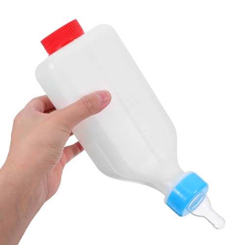 Toddmomy Calf Feeding Bottle Lamb Milk Feeder Nursing Bottle for Goat Sheep and Small Animals Farm Animal Milk Feeder 9.05 X 4.92 X 3.14 in 1 Pack