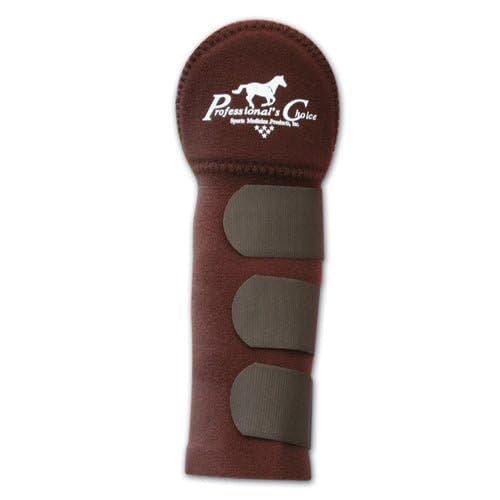 PROFESSIONAL'S CHOICE Horse Tail Wrap with Padded Protection, Chocolate | Non-Slip Tail Guard with Adjustable Fasteners, Universal Fit, Travel & Stall Use - color: Chocolate