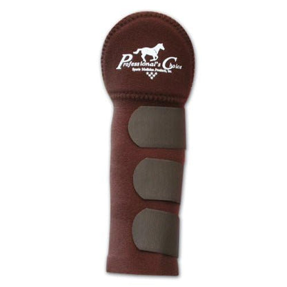 PROFESSIONAL'S CHOICE Horse Tail Wrap with Padded Protection, Chocolate | Non-Slip Tail Guard with Adjustable Fasteners, Universal Fit, Travel & Stall Use - color: Chocolate