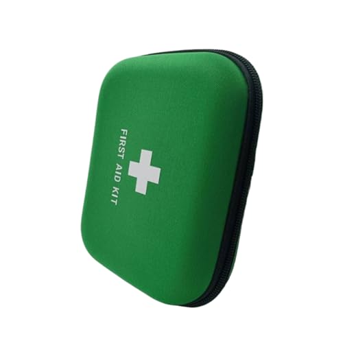 First Aid Hard Case Empty, First Aid Hard Case First Aid EVA Hard Red Medical Bag for Home Health First Emergency Responder Camping Outdoors (Green) - color: Green