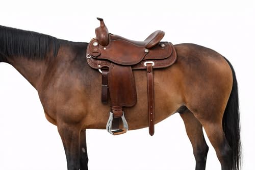 CHALLENGER Horse Western Aluminum Engraved Lightning Bolt Cut-Out Saddle Stirrups 51208