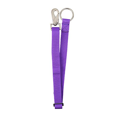 Derby Originals Heavy Duty Adjustable 30” Nylon Hanging Bucket Straps for Water and Feed Buckets - Available in 16 Colors and Patterns (Light Purple) - color: Light Purple