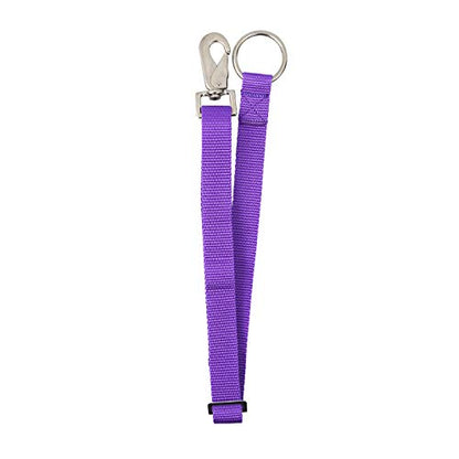 Derby Originals Heavy Duty Adjustable 30” Nylon Hanging Bucket Straps for Water and Feed Buckets - Available in 16 Colors and Patterns (Light Purple) - color: Light Purple