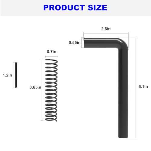 Trailer Gate Spring Latch, 819T Utility Trailer Gate Spring Latch Pin, Repair Kit Replacement for Carry-On Utility Trailers - 2 Pack