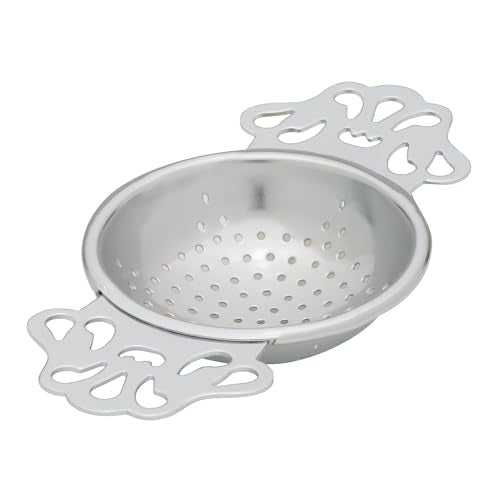 HIC Kitchen Premium Perforated English Tea Strainer - Japanese Stainless Steel Loose Tea Infuser, Universal Fit for Mugs and Cups, Perfect for Black Green Oolong Herbal Tea - color: English Tea Strainer, size: Single