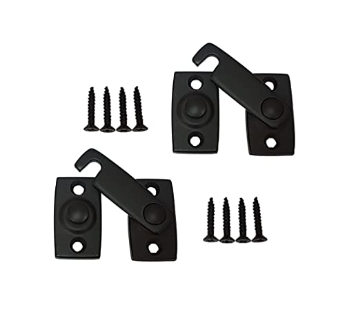 Solid Brass Shutter Bar/Door Latch, 7/8" x 2-3/32", ORB US10B (Oil-Rubbed Bronze), 2 Pack, Made in Taiwan - color: ORB US10B, size: 2 Pack