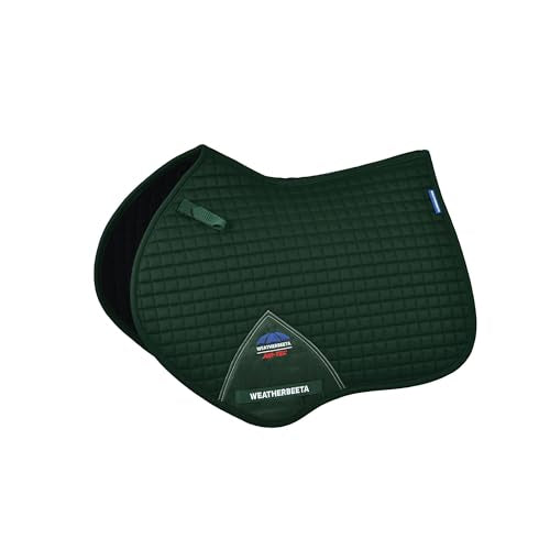 WeatherBeeta Prime Air-Tec Jump Shaped Saddle Pad - color: Forest Green, size: Large