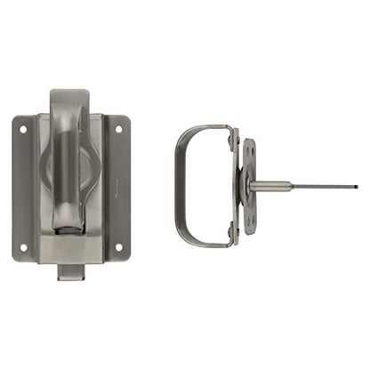 National Hardware Heavy Duty Swinging Door Latch, Stainless Steel