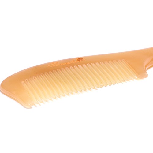 Breezelike Fine Tooth Hair Comb for Women, Natural Detangling Horn Comb - color: Fine Tooth