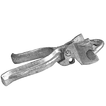 1-5/8" x 2-7/8" (3") Chain Link Fence Gate Fork Latch - Commercial Heavy Duty - MALLEABLE - Galvanized Gate Latch with Hole for Padlock - size: 1-5/8" x 2-7/8" (3")
