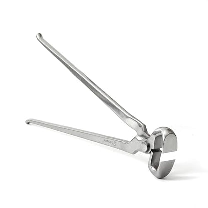14 Inch Farrier Hoof Nipper, Heavy Duty Chrome Vanadium Steel Hoof Trimmer with High Leverage & Ergonomic Grip for Horses, Ponies, Livestock