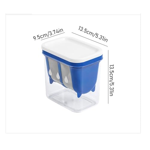 Greek Yogurt Maker, Whey Strainer Separator with Fine Mesh Filter Clear Thick Yogurt Maker with Lid and Measuring Scale for Homemade, No Electric