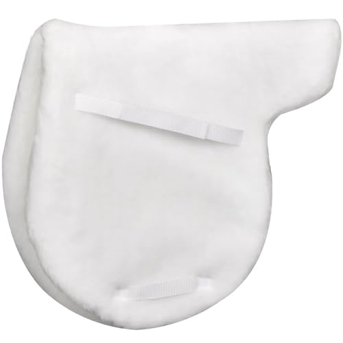 Ovation Airflow Hunter Soft Breathable Durable All-Purpose Saddle Pad - color: White, size: 14 in - 14.5 in