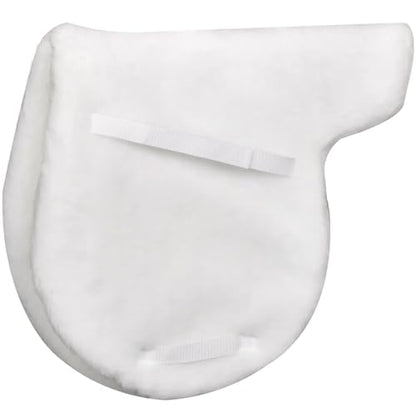 Ovation Airflow Hunter Soft Breathable Durable All-Purpose Saddle Pad - color: White, size: 17 in - 17.5 in