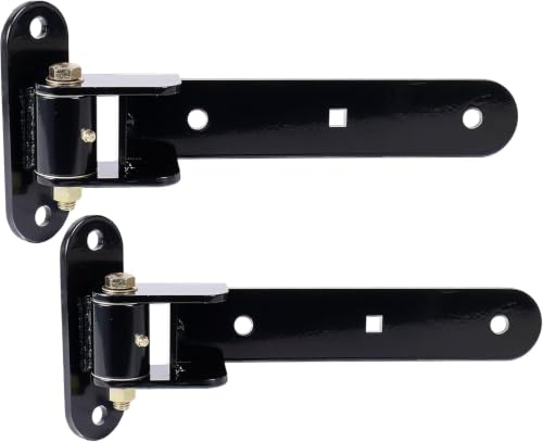 13" Heavy Duty Gate Hinges,900 Lbs Capacity,180° or 90° Smooth Open - size: Large