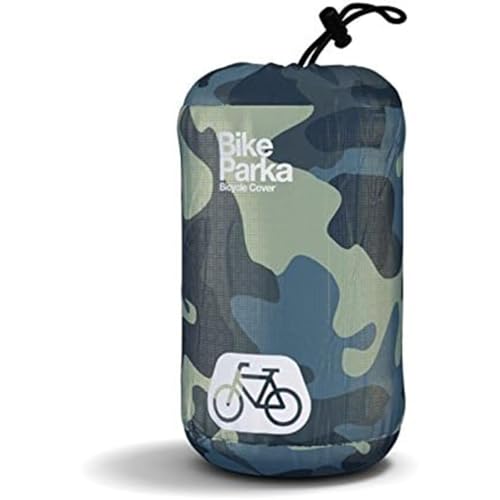 BikeParka STASH Waterproof Bicycle Cover (CAMO) - color: Camouflage