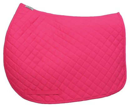 TuffRider Basic All Purpose Horse Riding Saddle Pad - color: Neon Pink