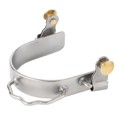 Weaver Leather womens Barrel horse spurs, Silver, Women's US, 1 Pair