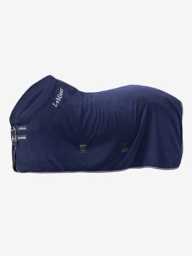 LeMieux Kudos Fleece Cooler Blanket - Optimum Cooling - Navy - 75" - color: Navy, size: 75"