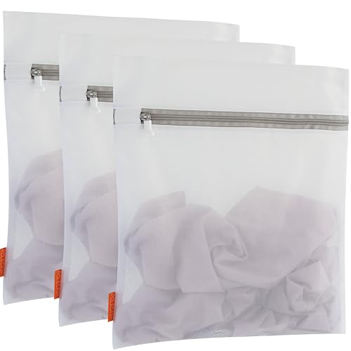 Polecasa Mesh Laundry Bags 3 Pack (Large, 16 x 20") - size: 3 Large